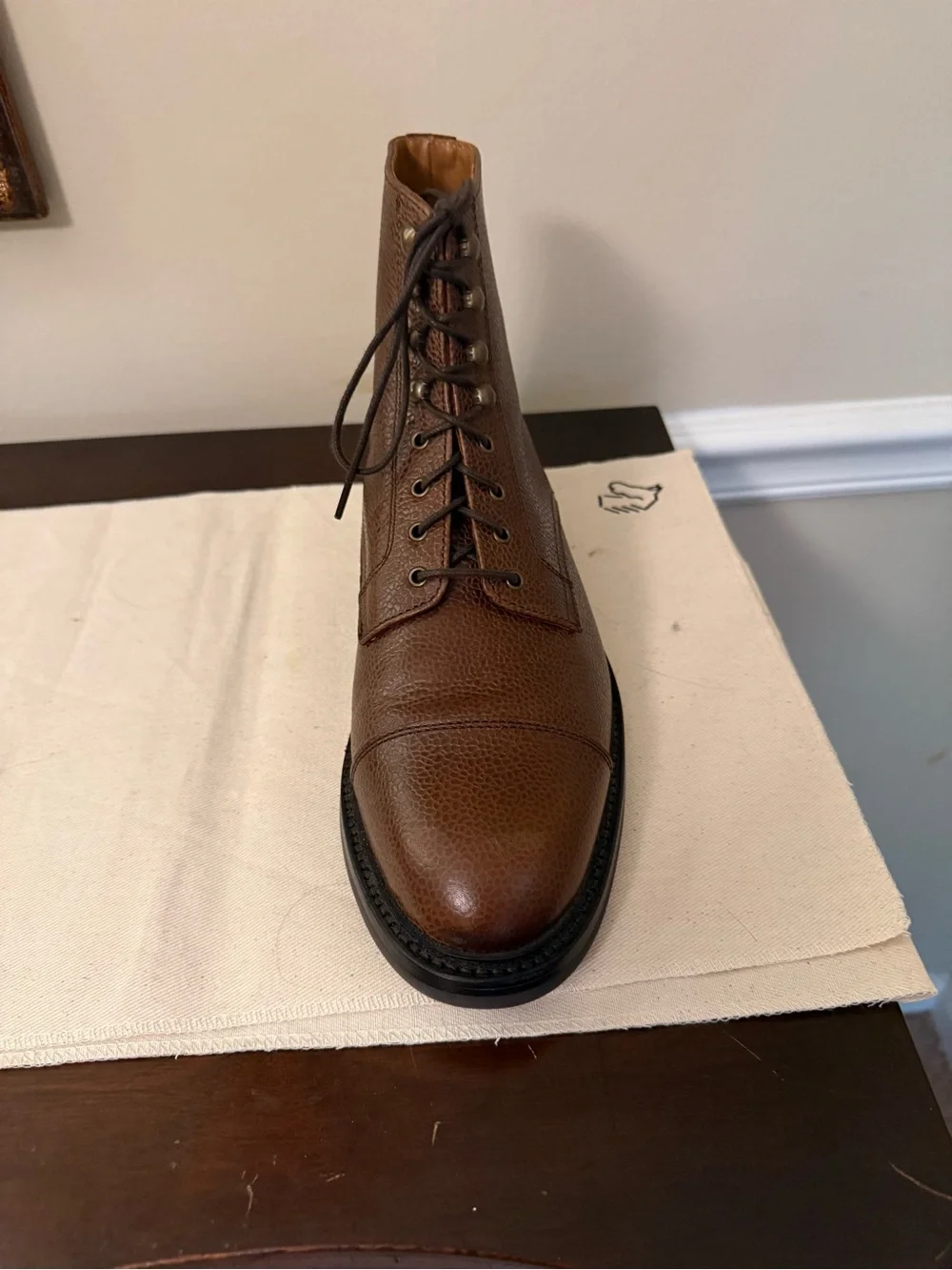 Caswell Pebble Grain DuPuy Country Calf Boots